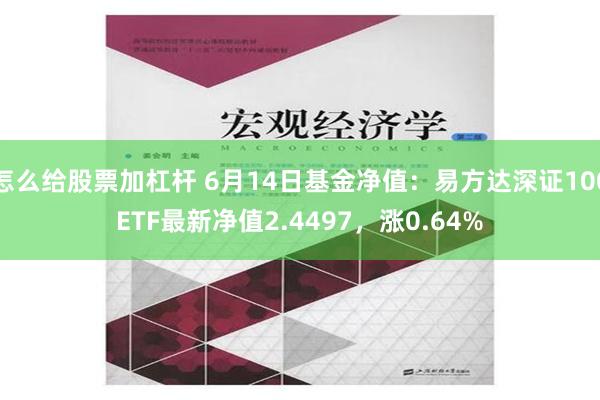 怎么给股票加杠杆 6月14日基金净值：易方达深证100ETF最新净值2.4497，涨0.64%