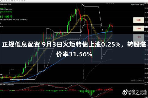 正规低息配资 9月3日火炬转债上涨0.25%，转股溢价率31.56%