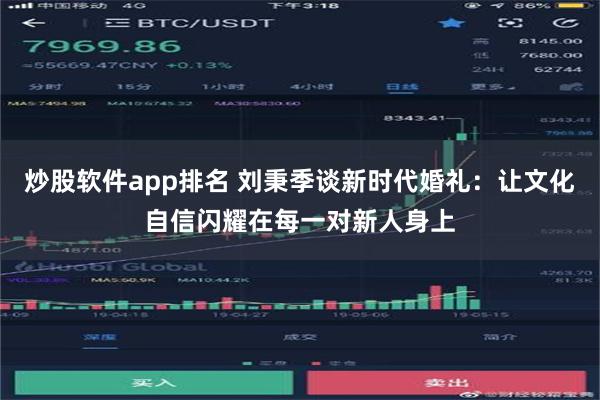 炒股软件app排名 刘秉季谈新时代婚礼：让文化自信闪耀在每一对新人身上