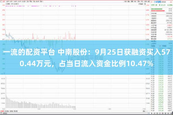 一流的配资平台 中南股份：9月25日获融资买入570.44万元，占当日流入资金比例10.47%